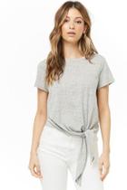 Forever21 Self-tie Hem Tee