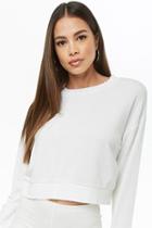 Forever21 Fleece Distressed-trim Sweater