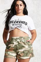 Forever21 Plus Size Camo Shorts