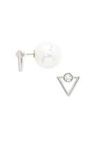 Forever21 Faux Pearl Dual Studs