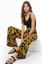 Forever21 Baroque Print Wide-leg Pants