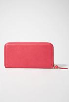 Forever21 Faux Leather Wallet (pink)