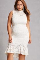 Forever21 Plus Size Chantilly Lace Dress