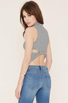 Forever21 Twisted-back Stripe Top