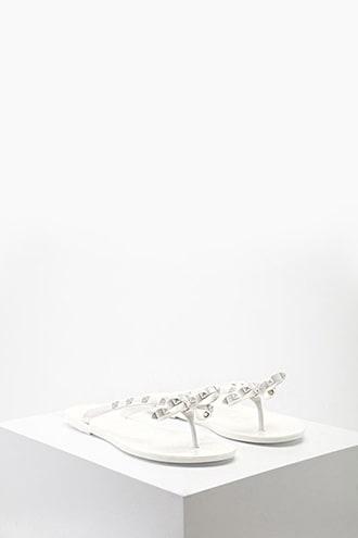 Forever21 Dizzy Studded Bow Sandals
