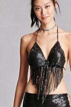 Forever21 Chainmail Halter Crop Top