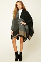Forever21 Women's  Patchwork Open-front Shawl
