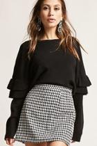 Forever21 Billowy Tiered-sleeve Top