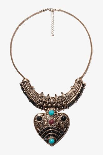 Forever21 Tribal Style Bib Necklace