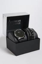 Forever21 Men American Exchange Watch & Bracelet Set