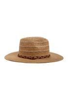 Forever21 Braided Straw Panama Hat