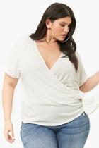 Forever21 Plus Size Plunging Mock Wrap Top