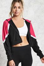 Forever21 Active Geo Cropped Jacket