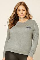 Forever21 Plus Size Wi-fi Sweatshirt