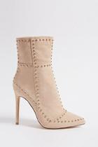 Forever21 Faux Suede Studded Boots