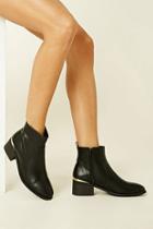 Forever21 Women's  High-polish Ankle Booties
