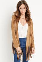 Forever21 Fringe Faux Suede Jacket