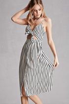 Forever21 Striped Cutout Cami Dress