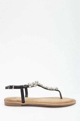 Forever21 Embellished Thong Sandals