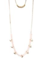 Forever21 Stacked Charm Layered Necklace