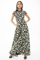 Forever21 Floral Embroidered Homecoming Gown