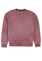 21 Men Men's  Faded Fleece Sweatshirt (rust)