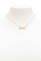 Forever21 Sweet Nameplate Necklace