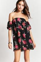Forever21 Chiffon Off-the-shoulder Dress