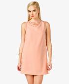 Lace Panel Shift Dress