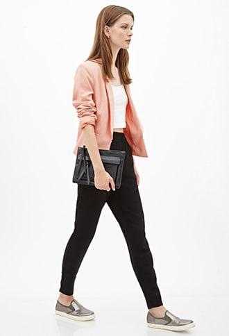 Forever21 Classic Woven Blazer