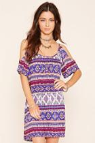 Forever21 Women's  Ornate Open-shoulder Dress