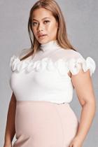 Forever21 Plus Size Ruffle Trim Top