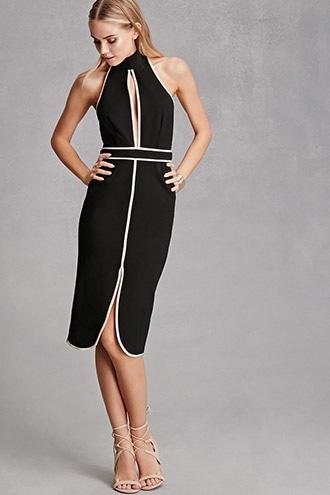 Forever21 Women's Selfie Leslie Midi Dress