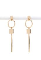 Forever21 Geo Matchstick Drop Earrings