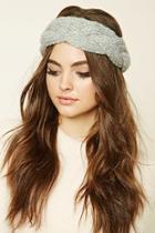 Forever21 Grey Knotted Headwrap