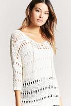 Forever21 Pinhole Open-knit Top