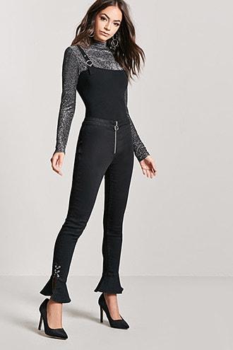 Forever21 Flared Cuff Jeans