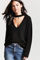 Forever21 Cutout Boxy Sweater