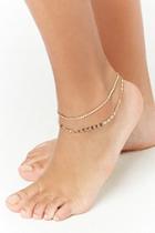 Forever21 Disc-chain Anklet Set