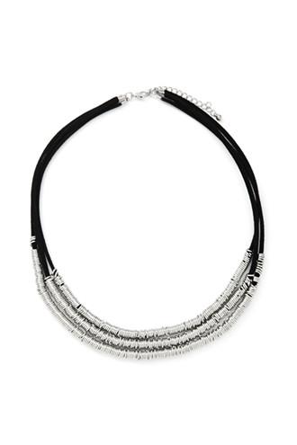 Forever21 Faux Suede Layered Necklace
