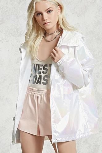 Forever21 Nylon Ripstop Windbreaker