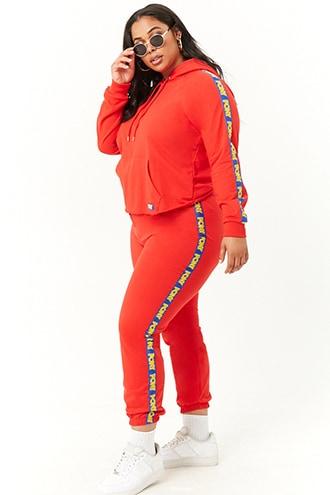 Forever21 Plus Size Pony Drawstring Joggers