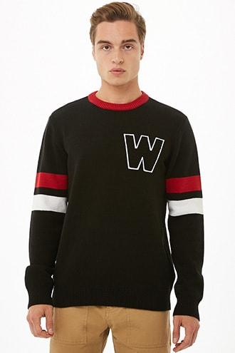 Forever21 Knit Varsity Sweater