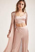Forever21 Lurex Open-front Cardigan