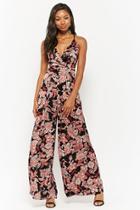 Forever21 Floral Palazzo Jumpsuit