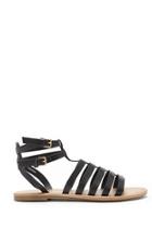 Forever21 Strappy Faux Leather Sandals