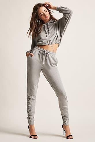 Forever21 Noisy May Ruched Sweatpants