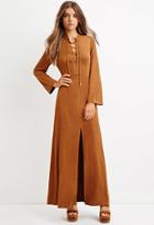 Forever21 Women's  Faux Suede Maxi Dress