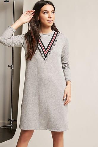 Forever21 Contrast-stripe Shift Dress