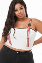 Forever21 Plus Size Buckle-strap Crop Top